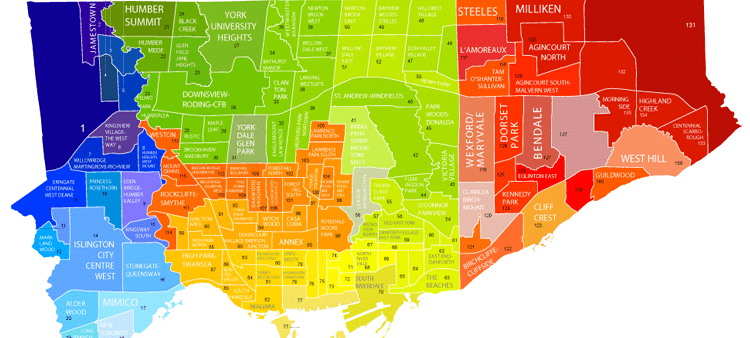 Neighbourhoods of Toronto