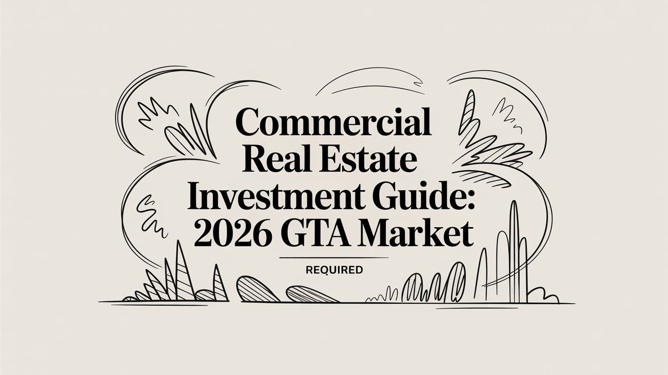 Commercial Real Estate Investment Guide: 2026 GTA Market