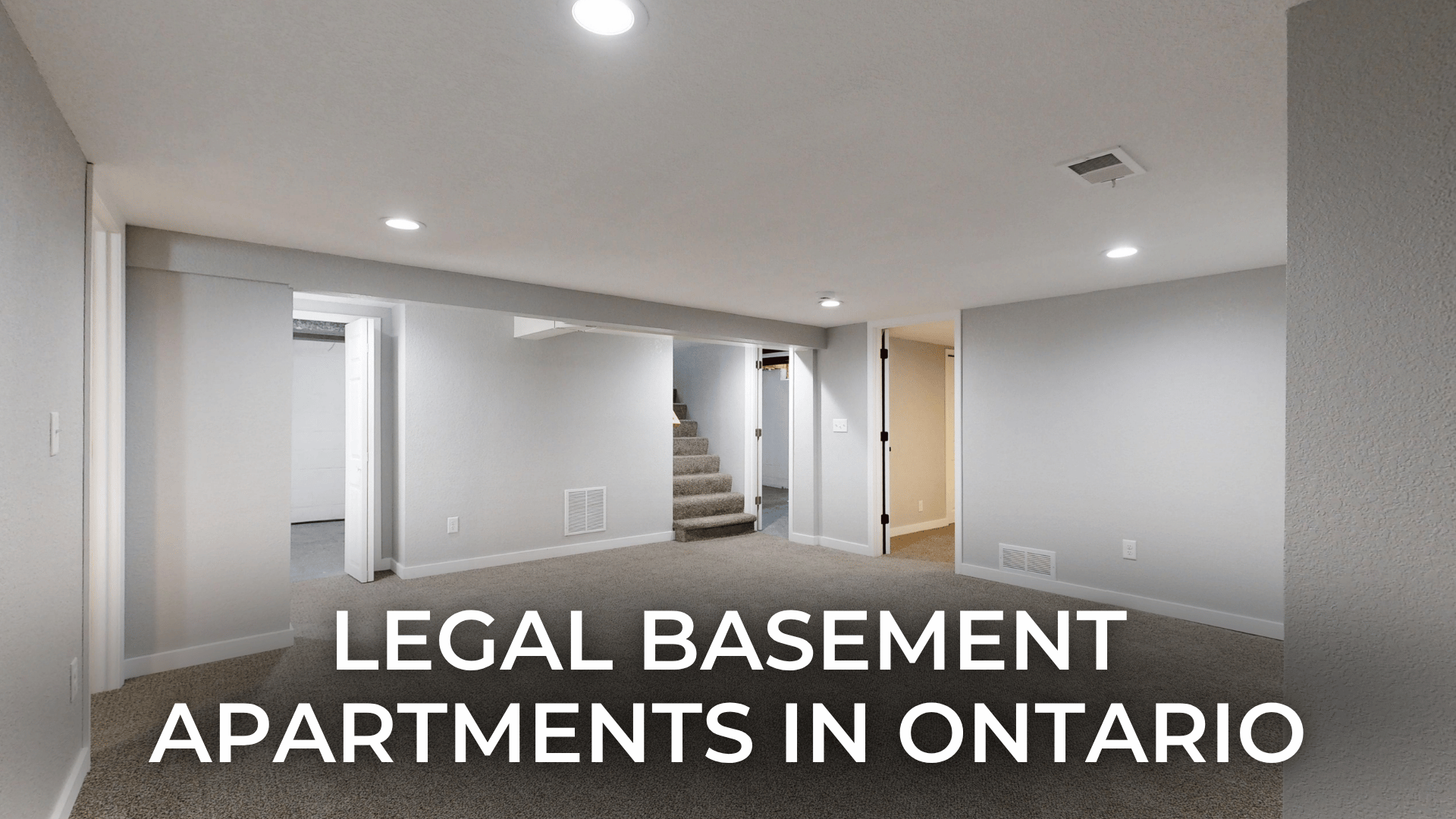 Legal Basement Apartments in Ontario