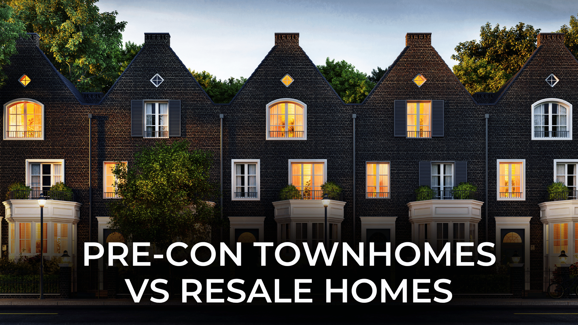 Pre-Construction Townhomes vs Resale Homes: Which Is Better for Buyers?